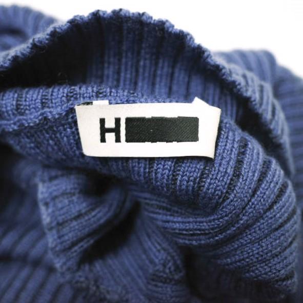 H BEAUTY＆YOUTH エイチビューティーアンドユース WOOL RAYON RIB HIGH NECK KNIT ウールレーヨンリブハイネックニット 1613-199-3413 NAVY |  | 03