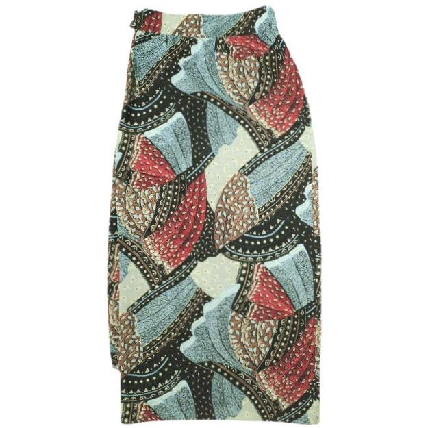 H BEAUTY＆YOUTH エイチ ビューティーアンドユース PATCHWORK PRINT WRAP SKIRT パッチワークプリントラップスカート 1624-299-3385 S |  | 01