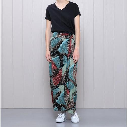 H BEAUTY＆YOUTH エイチ ビューティーアンドユース PATCHWORK PRINT WRAP SKIRT パッチワークプリントラップスカート 1624-299-3385 S |  | 02