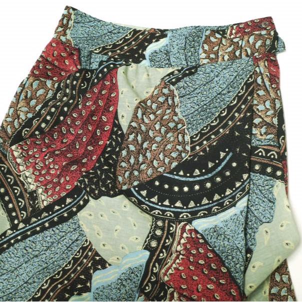 H BEAUTY＆YOUTH エイチ ビューティーアンドユース PATCHWORK PRINT WRAP SKIRT パッチワークプリントラップスカート 1624-299-3385 S |  | 04
