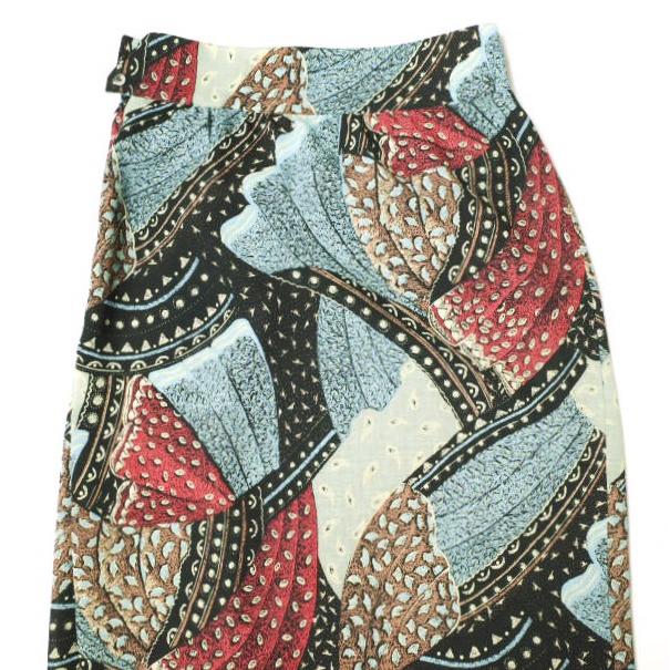 H BEAUTY＆YOUTH エイチ ビューティーアンドユース PATCHWORK PRINT WRAP SKIRT パッチワークプリントラップスカート 1624-299-3385 S |  | 05