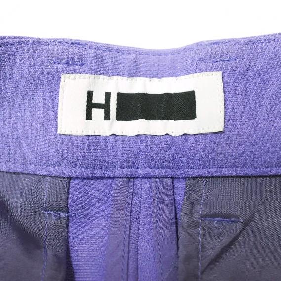H BEAUTY＆YOUTH エイチ 日本製 DOUBLE CLOTH WIDE TAPERED PANTS ダブルクロスワイドテーパードパンツ 1614-299-5394 S パープル |  | 03