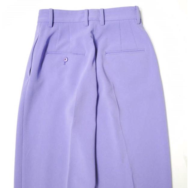 H BEAUTY＆YOUTH エイチ 日本製 DOUBLE CLOTH WIDE TAPERED PANTS ダブルクロスワイドテーパードパンツ 1614-299-5394 S パープル |  | 06