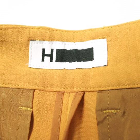 H BEAUTY＆YOUTH エイチ 日本製 DOUBLE CLOTH WIDE TAPERED PANTS ダブルクロスワイドテーパードパンツ 1614-299-4930 S マスタード |  | 03