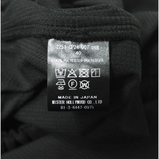 新品 N.HOOLYWOOD ミスターハリウッド コンパイルライン 25SS 日本製 WEBBING BELT CARGO PANTS カーゴパンツ 2251-CP24-007 peg 40 BLACK |  | 08