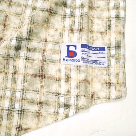 新品 Danke Schon ダンケシェーン 25SS BLEACH CHECK OPEN COLLER SHIRTS ブリーチチェックオープンカラーシャツ UNS25082 Free ベージュ |  | 06