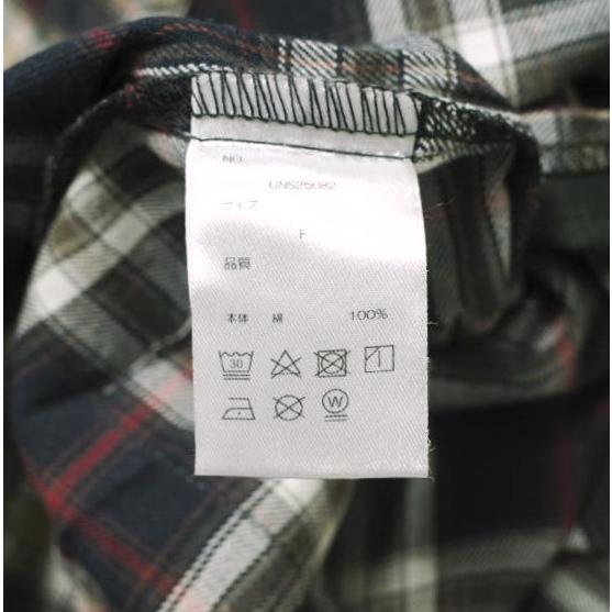 新品 Danke Schon ダンケシェーン 25SS BLEACH CHECK OPEN COLLER SHIRTS ブリーチチェックオープンカラーシャツ UNS25082 Free ブラック |  | 07