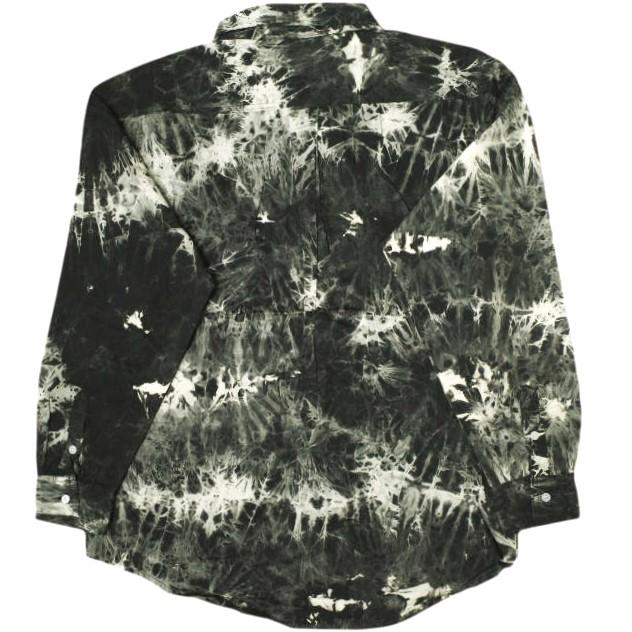 新品 Danke Schon ダンケシェーン 25SS WEB＆DEPOT限定 TIE DYE LONG SHIRTS タイダイ染めロングスリーブシャツ UNS25083 Free ブラック |  | 01