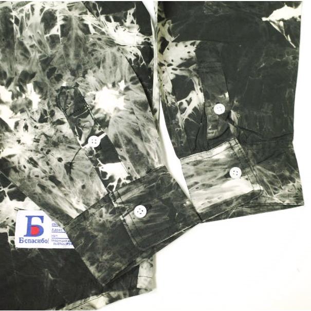 新品 Danke Schon ダンケシェーン 25SS WEB＆DEPOT限定 TIE DYE LONG SHIRTS タイダイ染めロングスリーブシャツ UNS25083 Free ブラック |  | 05