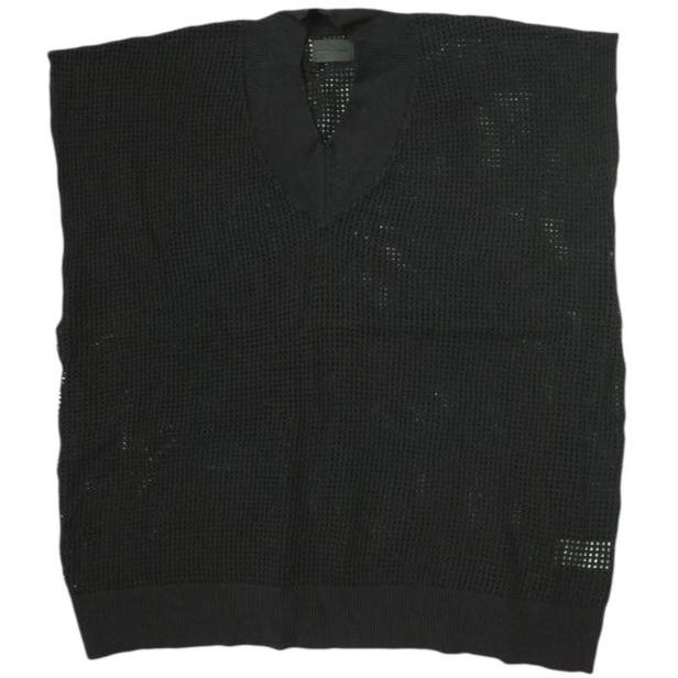 新品 Danke Schon ダンケシェーン 23SS 12GG メッシュベスト 23S-KNN059-DS Free ブラック ニット トップス g22451 | 