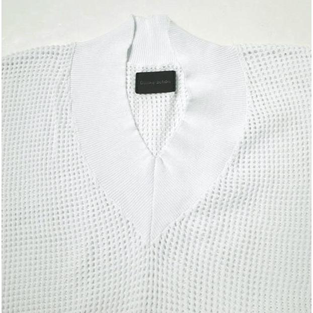 新品 Danke Schon ダンケシェーン 23SS 12GG メッシュベスト 23S-KNN059-DS Free ホワイト ニット トップス g22452 |  | 04