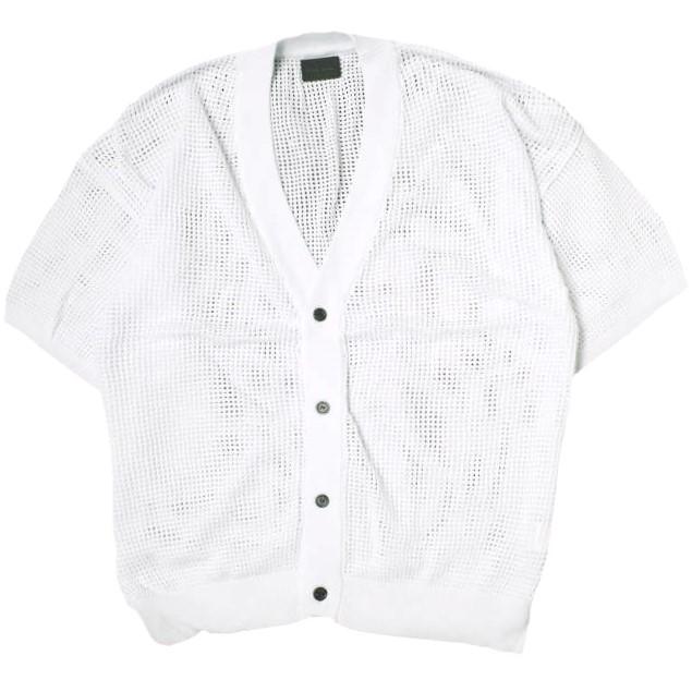 新品 Danke Schon ダンケシェーン 23SS 12GG メッシュカーディガン 23S-KNS062-DS Free ホワイト ニット トップス g22453 | 