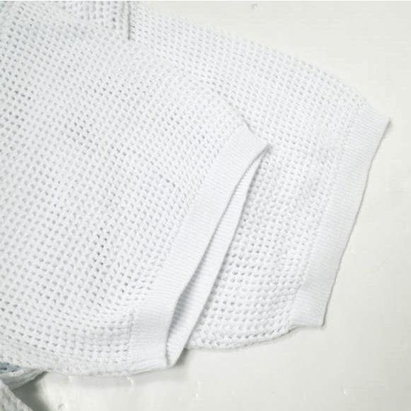 新品 Danke Schon ダンケシェーン 23SS 12GG メッシュカーディガン 23S-KNS062-DS Free ホワイト ニット トップス g22453 |  | 05