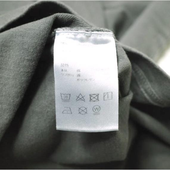 新品 Danke Schon ダンケシェーン 活性染ポケット S/S tee バックロゴ刺繍 ショートスリーブTシャツ UNSSSDK00 L グレー ダメージ加工 |  | 08