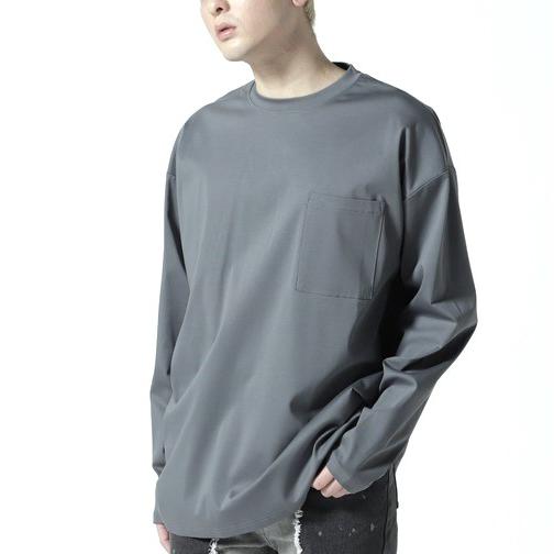 A4A エーフォーエー スーピマシルケットボックス ロングスリーブTシャツ A4A202212-006 M グレー 長袖 LHP カットソー トップス g22501 |  | 02