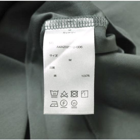 A4A エーフォーエー スーピマシルケットボックス ロングスリーブTシャツ A4A202212-006 M グレー 長袖 LHP カットソー トップス g22501 |  | 07