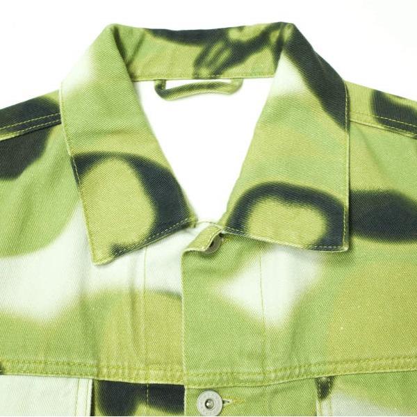 HERON PRESTON ヘロンプレストン 21AW HERON CAMO DENIM JACKET カモフラージュ 3rd デニムジャケット HMYE008F21FAB001 L GREEN Gジャン |  | 03