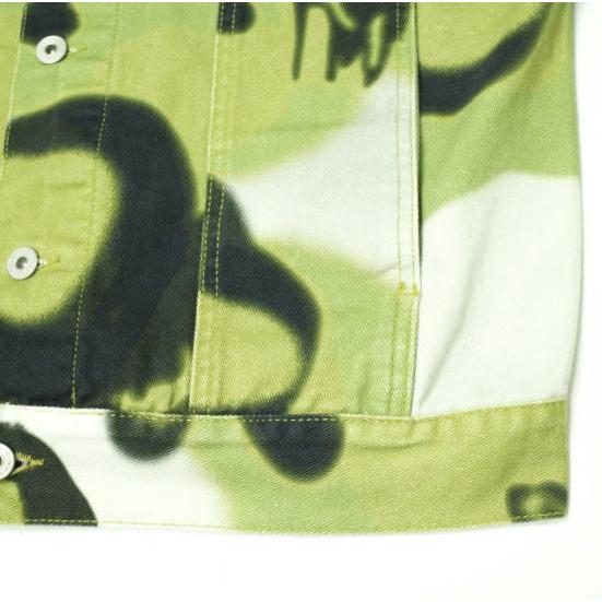 HERON PRESTON ヘロンプレストン 21AW HERON CAMO DENIM JACKET カモフラージュ 3rd デニムジャケット HMYE008F21FAB001 L GREEN Gジャン |  | 04
