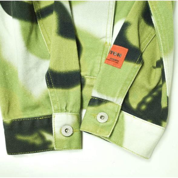 HERON PRESTON ヘロンプレストン 21AW HERON CAMO DENIM JACKET カモフラージュ 3rd デニムジャケット HMYE008F21FAB001 L GREEN Gジャン |  | 05