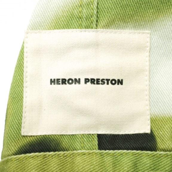 HERON PRESTON ヘロンプレストン 21AW HERON CAMO DENIM JACKET カモフラージュ 3rd デニムジャケット HMYE008F21FAB001 L GREEN Gジャン |  | 06