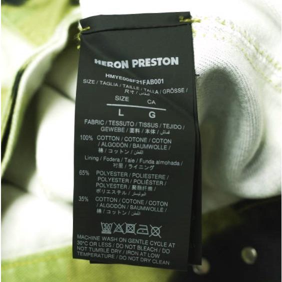 HERON PRESTON ヘロンプレストン 21AW HERON CAMO DENIM JACKET カモフラージュ 3rd デニムジャケット HMYE008F21FAB001 L GREEN Gジャン |  | 07