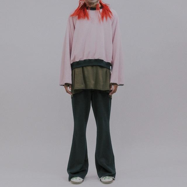 NKGW エヌケージーダブリュー 22AW 日本製 FLARE SWEAT PANTS 裏毛 フレアスウェットパンツ NKGW-22A-016 1 BLACK ボトムス g22552 |  | 02