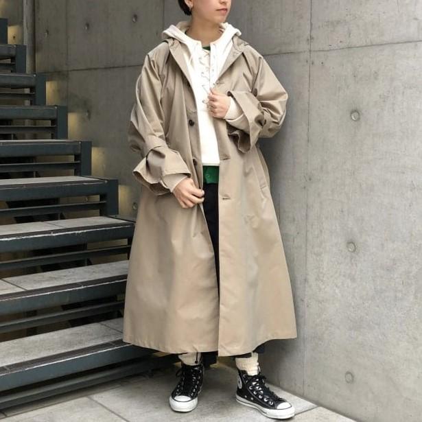 BEAMS BOY ビームスボーイ 20SS シャンブレーツイルフーデッドコート 13-19-0478-803 ONE SIZE カーキ アウター g22562 |  | 02