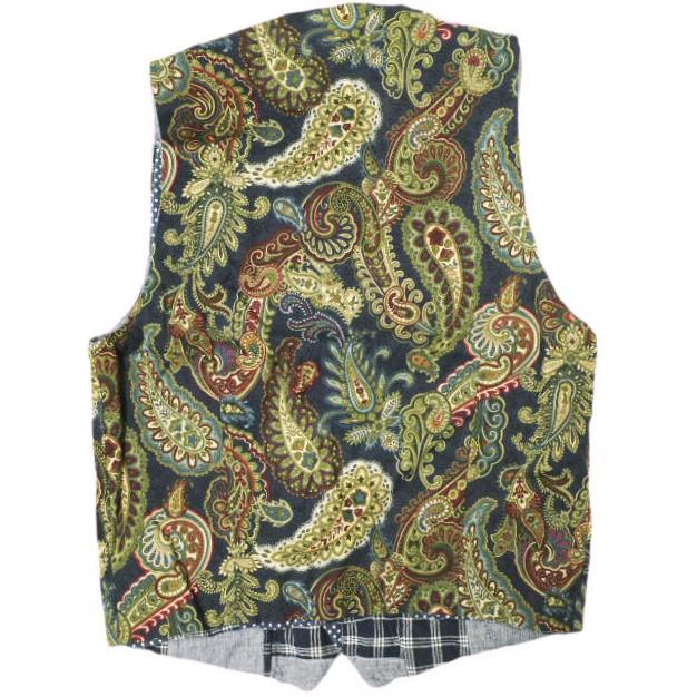 FWK by ENGINEERED GARMENTS エンジニアードガーメンツ Reversible Vest ペイズリー＆パッチワーク リバーシブルベスト  1 NAVY ジレ |  | 01