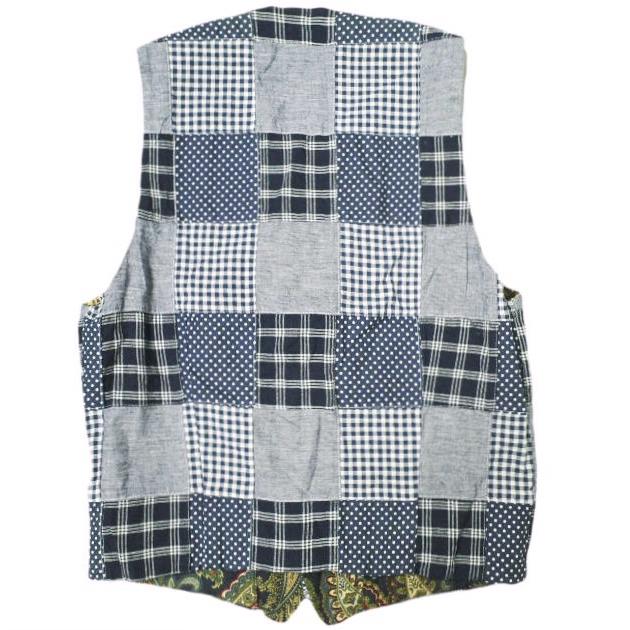 FWK by ENGINEERED GARMENTS エンジニアードガーメンツ Reversible Vest ペイズリー＆パッチワーク リバーシブルベスト  1 NAVY ジレ |  | 03