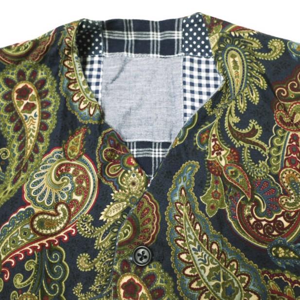 FWK by ENGINEERED GARMENTS エンジニアードガーメンツ Reversible Vest ペイズリー＆パッチワーク リバーシブルベスト  1 NAVY ジレ |  | 05