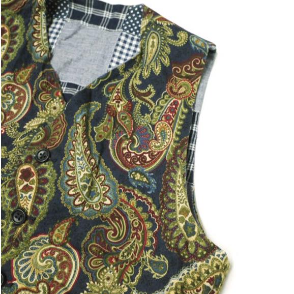 FWK by ENGINEERED GARMENTS エンジニアードガーメンツ Reversible Vest ペイズリー＆パッチワーク リバーシブルベスト  1 NAVY ジレ |  | 06
