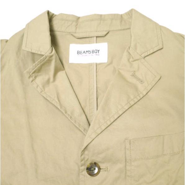 BEAMS BOY ビームスボーイ ダンプ3ボタンジャケット 13-16-0172-286 Free ベージュ テーラード アウター g22576 |  | 03