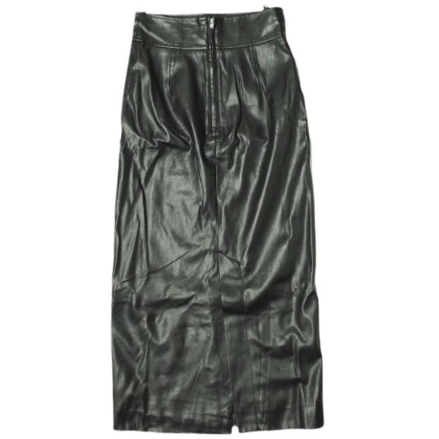 H BEAUTY＆YOUTH エイチ ビューティーアンドユース FAKE LEATHER TIGHT SKIRT フェイクレザータイトスカート 1624-299-3574 S ブラック |  | 01