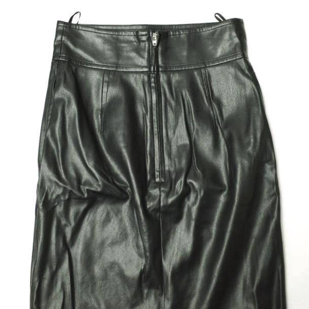 H BEAUTY＆YOUTH エイチ ビューティーアンドユース FAKE LEATHER TIGHT SKIRT フェイクレザータイトスカート 1624-299-3574 S ブラック |  | 05