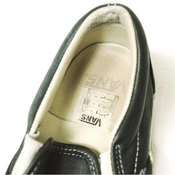 VANS VAULT ヴァンズ ボルト LEATHER SLIP-ON レザースリッポン US5.5(23.5cm) BLACK スニーカー シューズ g22599 |  | 07