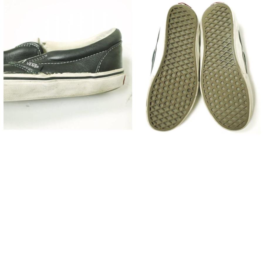 VANS VAULT ヴァンズ ボルト LEATHER SLIP-ON レザースリッポン US5.5