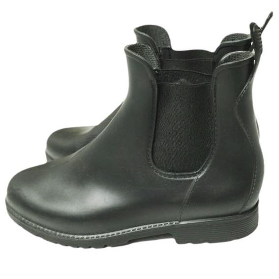 MEDUSE メデュース サイドゴアレインブーツ 37(23.5cm-24cm) ブラック ラバー ゴム UMO シューズ g22604 |  | 01