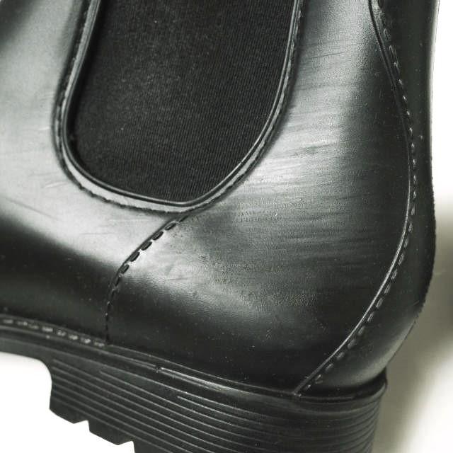 MEDUSE メデュース サイドゴアレインブーツ 37(23.5cm-24cm) ブラック ラバー ゴム UMO シューズ g22604 |  | 08
