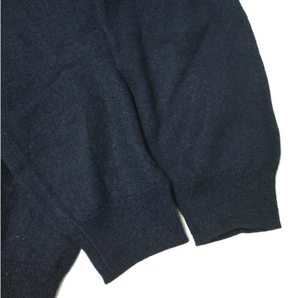 BEAUTY＆YOUTH UNITED ARROWS ビューティーアンドユース ウールアクリル モックネックコンパクトニット 1613-135-2318 NAVY 七分袖 |  | 05