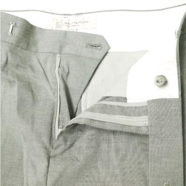 BEAUTY＆YOUTH UNITED ARROWS ビューティーアンドユース シャークワイドパンツ タックワイドスラックス 1614-299-3983 S ライトグレー |  | 04