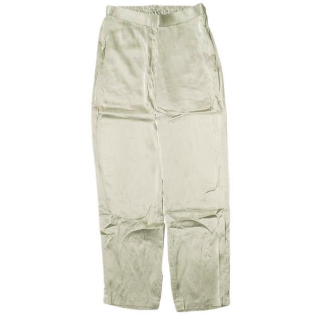 H BEAUTY＆YOUTH エイチ ビューティーアンドユース 日本製 SILK EASY PANTS シルクイージーパンツ 1614-299-4734 M シルバーグレー | 