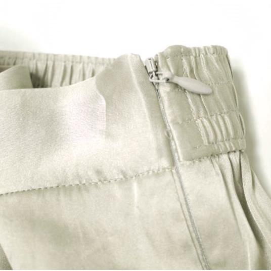 H BEAUTY＆YOUTH エイチ ビューティーアンドユース 日本製 SILK EASY PANTS シルクイージーパンツ 1614-299-4734 M シルバーグレー |  | 04