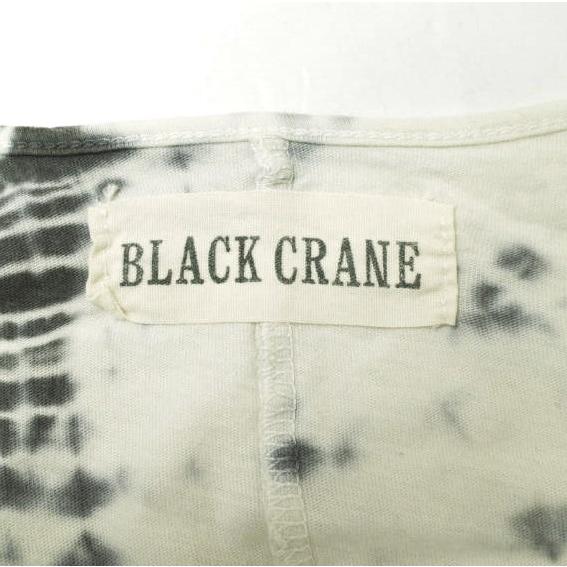BLACK CRANE ブラッククレーン アメリカ製 タイダイ染めオープンショルダーカットソー 1617-399-2947 M OFF WHITE オーバーサイズ Tシャツ |  | 02