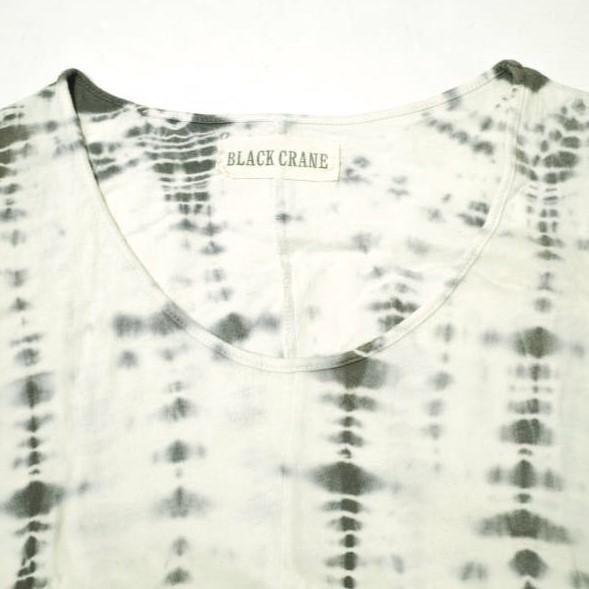 BLACK CRANE ブラッククレーン アメリカ製 タイダイ染めオープンショルダーカットソー 1617-399-2947 M OFF WHITE オーバーサイズ Tシャツ |  | 03