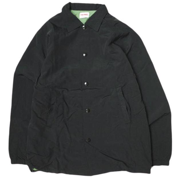 I＆ME x BEAMS T アイアンドミー ビームスティー 別注 チェッカーフラッグ ナイロンコーチジャケット Free ブラック チェック ブルゾン | 