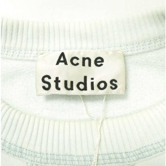 Acne Studios アクネストゥディオズ オーバーサイズ ロゴプリントクルーネックスウェット FN-MN-SWEA000077 XS ライトブルー Vガゼット |  | 02