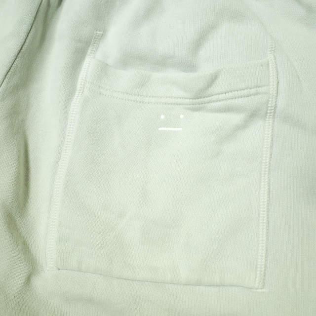 Acne Studios アクネストゥディオズ フェイスパッチ ルーズスウェットショートパンツ FA-UX-SHOR000014 S Dusty Green イージー ショーツ |  | 06