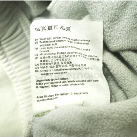 Acne Studios アクネストゥディオズ フェイスパッチ ルーズスウェットショートパンツ FA-UX-SHOR000014 S Dusty Green イージー ショーツ |  | 07