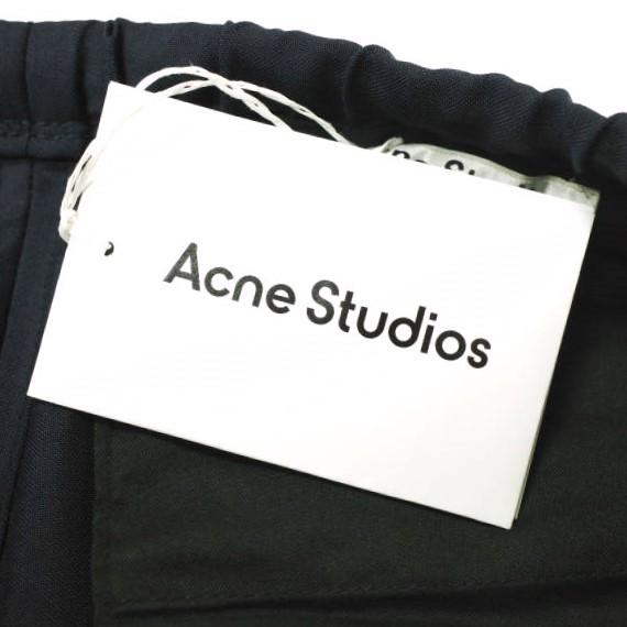 Acne Studios アクネストゥディオズ ARI WO MH トロピカルウール テーパードイージーパンツ 44 NAVY ボトムス g22661 |  | 03