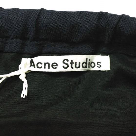 Acne Studios アクネストゥディオズ ARI WO MH トロピカルウール テーパードイージーパンツ 44 NAVY ボトムス g22661 |  | 04